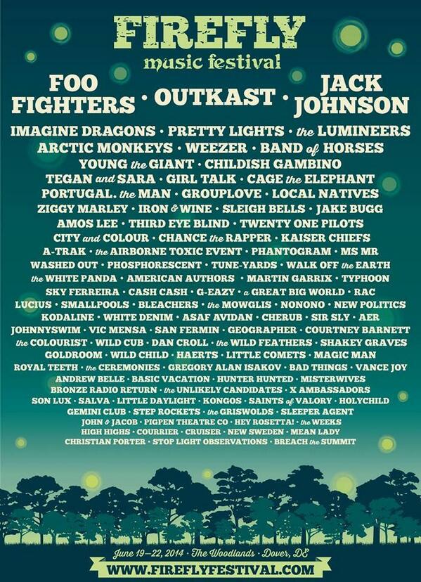 Firefly Festival 2025 Lineup Dulcy Dianemarie