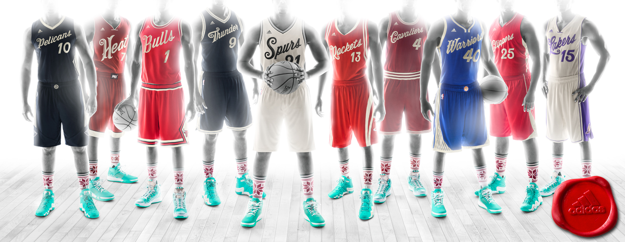 christmas basketball jerseys