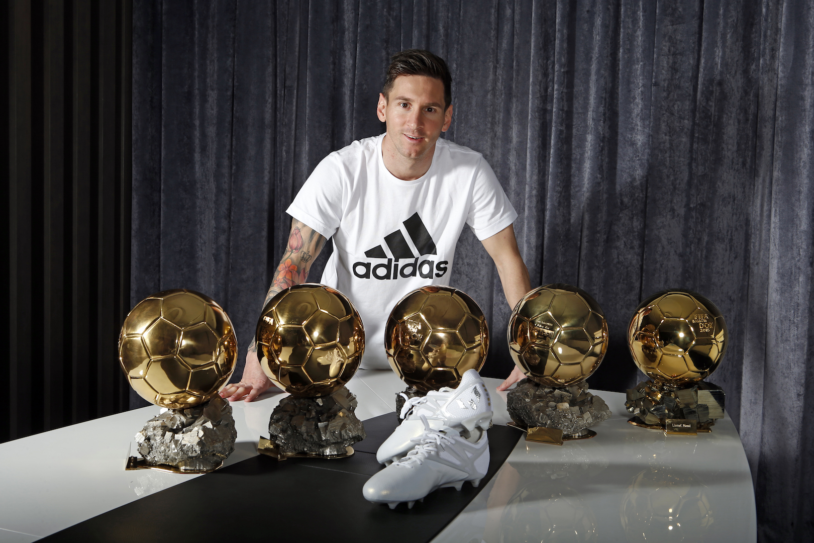 Adidas Celebrates Lionel Messi's Ballon D'Or with Platinum Messi 15 - Pursuit Of Dopeness