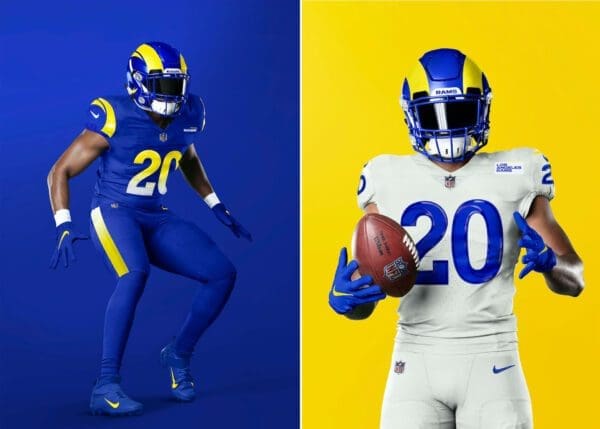 la rams football uniforms