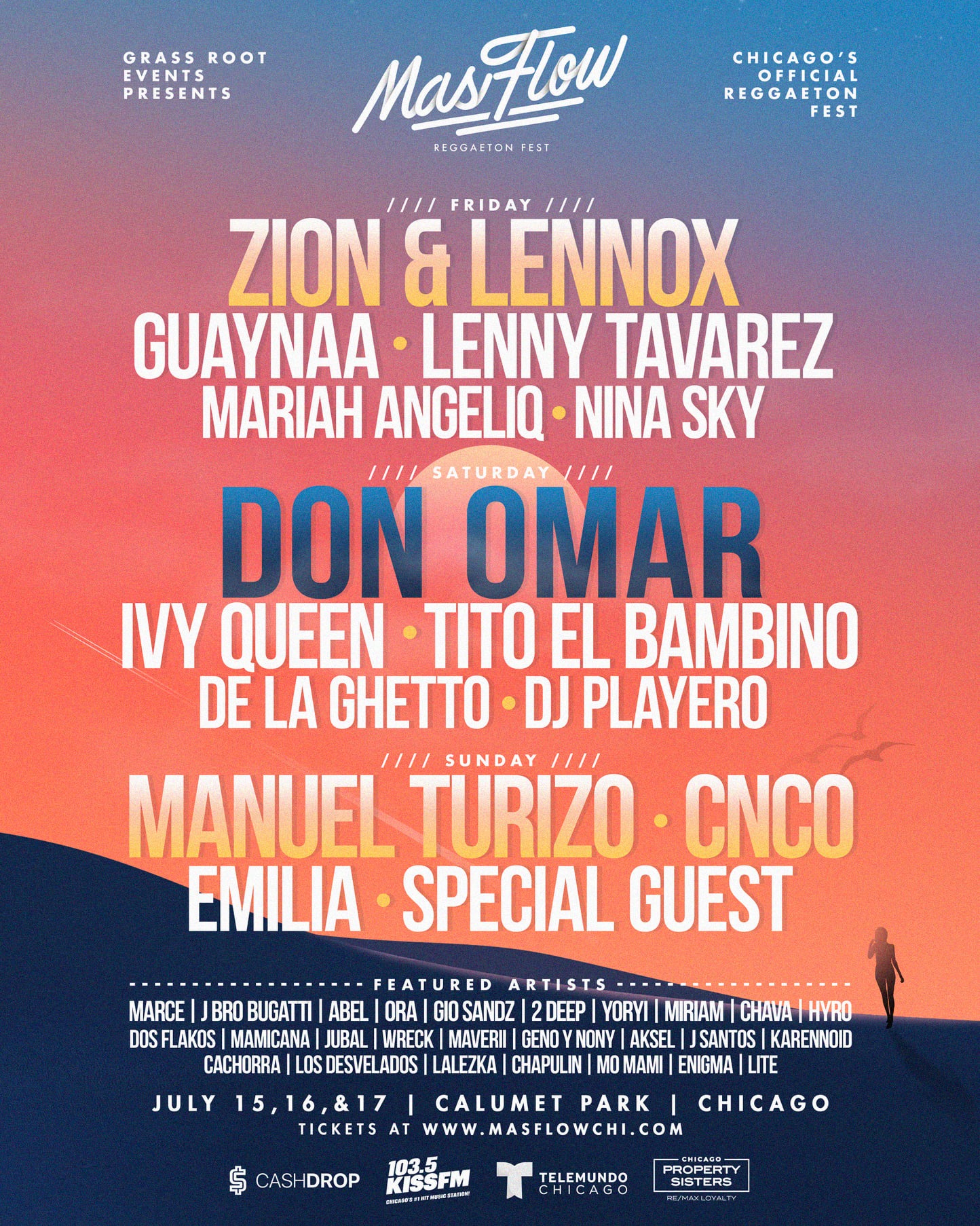Mas Flow Fest 2022 Lineup Announced feat. Zion & Lennox, Don Omar, Ivy