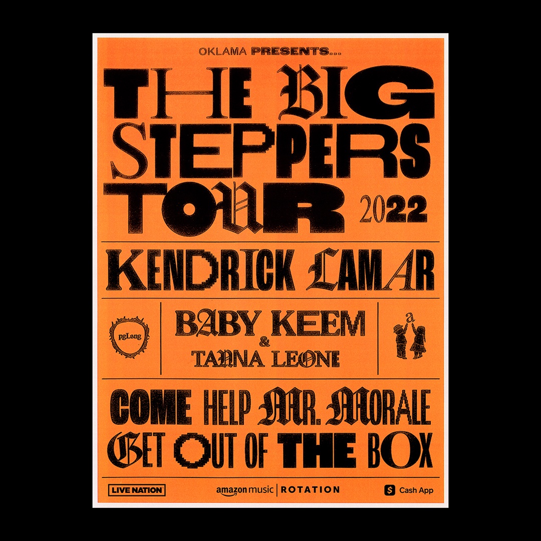 Kendrick Lamar Tour 2022 Mr Morale & The Big Steppers Tour
